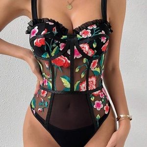 Floral bodysuit